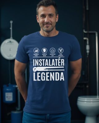 🔧 Pánské tričko Instalatér legenda - skvělý způsob, jak vyjádřit svou vášeň pro práci s vodou a trubkami! 💦 Kvalitní 100%...